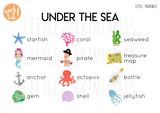 under the sea play & learn kit value pack