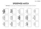 Halloween Spiderweb Match