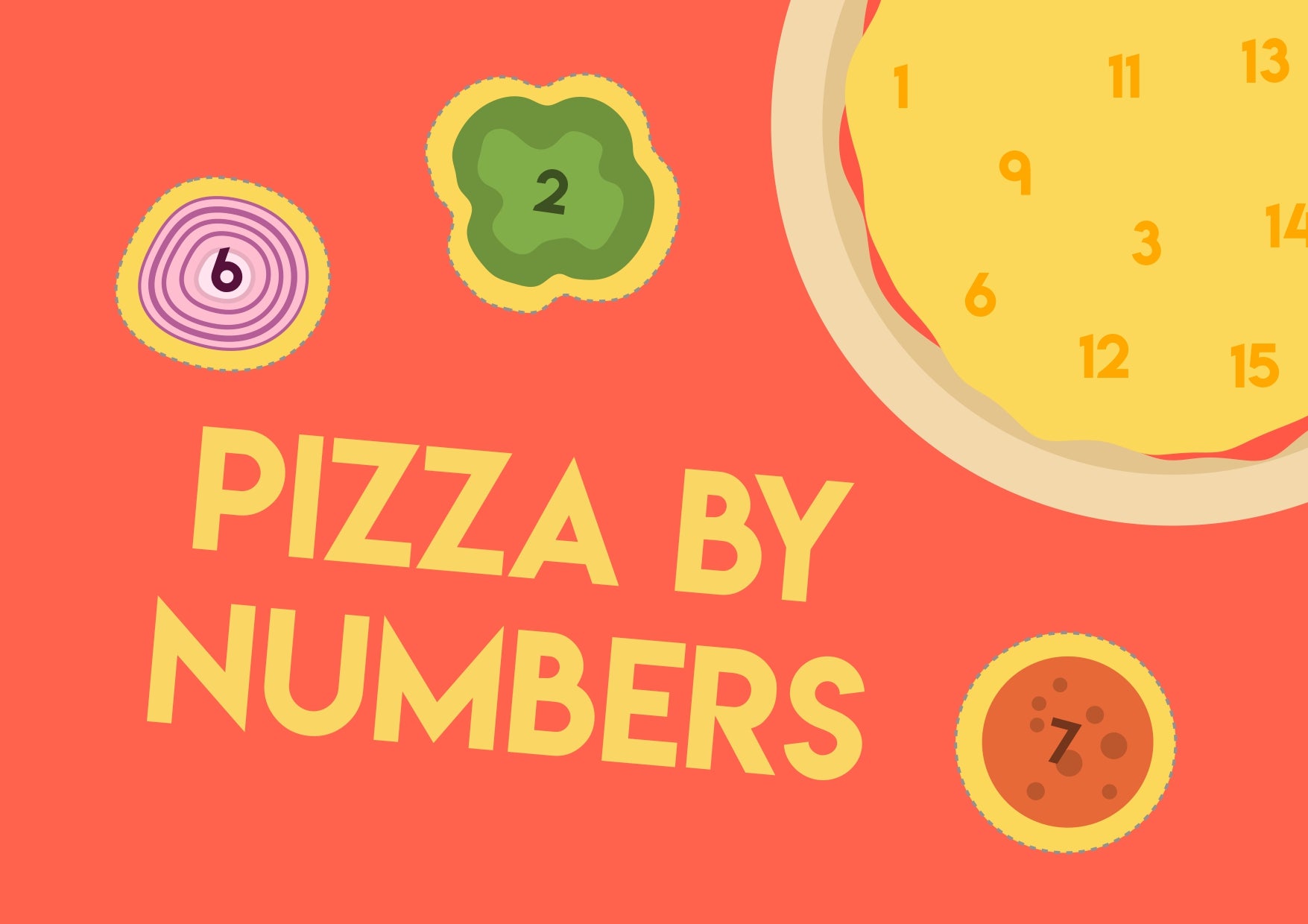 Pizza By Numbers – Little Printables