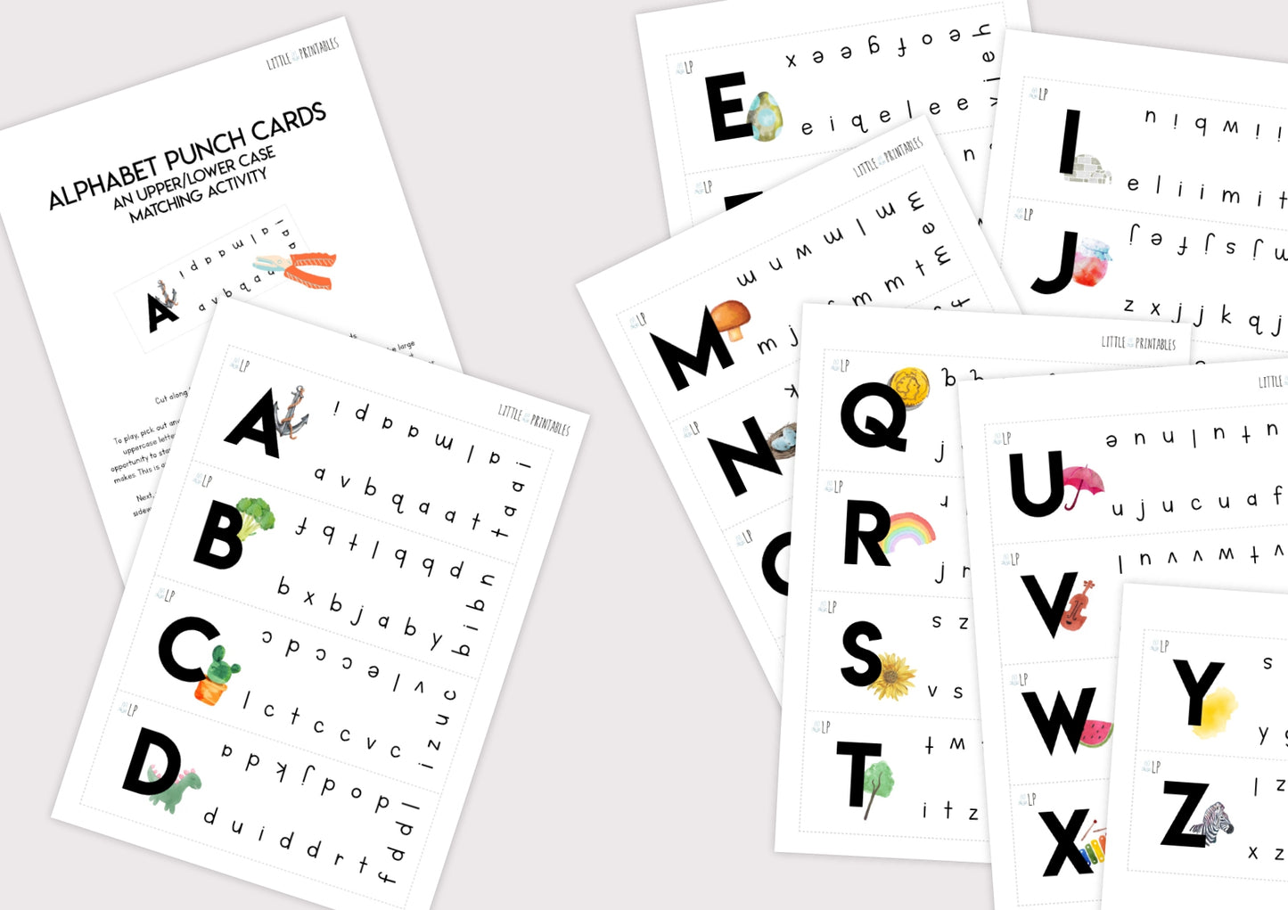 Alphabet Punch Cards