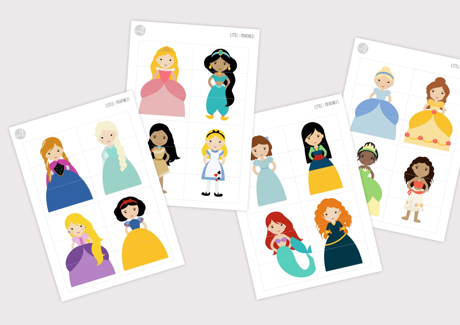 Princess Puzzles Little Printables