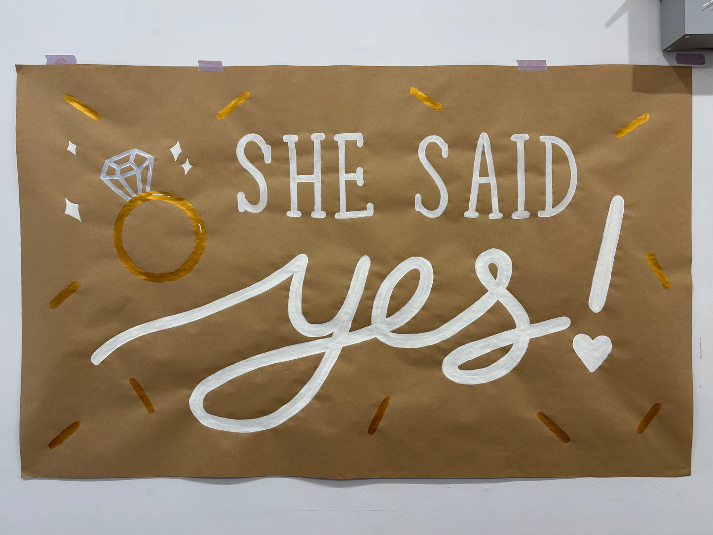 Hand Painted Banner