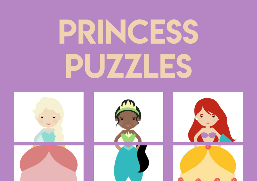princess puzzles activity