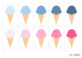 ice cream colour grading
