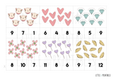 Whimsy Number Clip Cards
