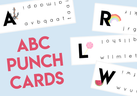 Alphabet Punch Cards