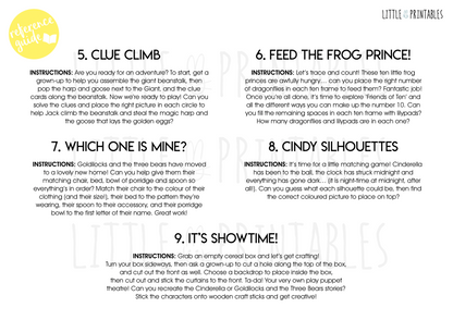 Play & Learn Kit - FAIRYTALE THEATRE