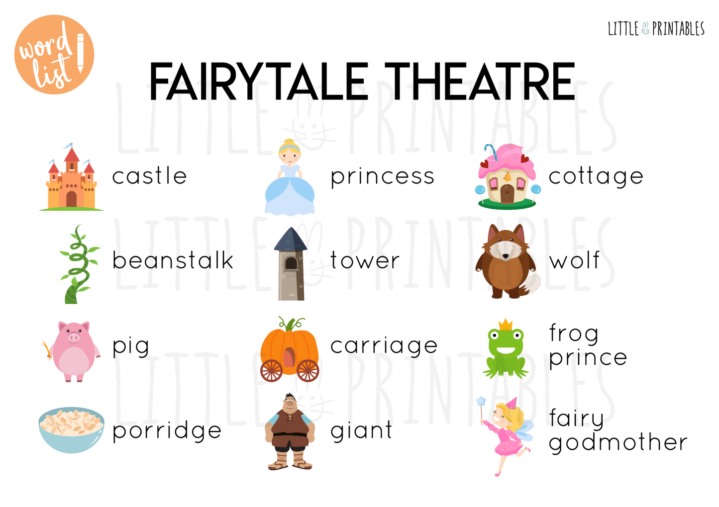 Play & Learn Kit - FAIRYTALE THEATRE
