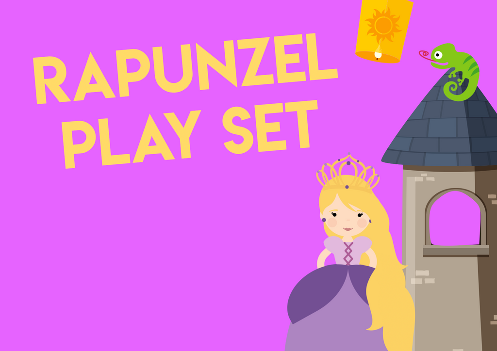 Rapunzel hotsell play set