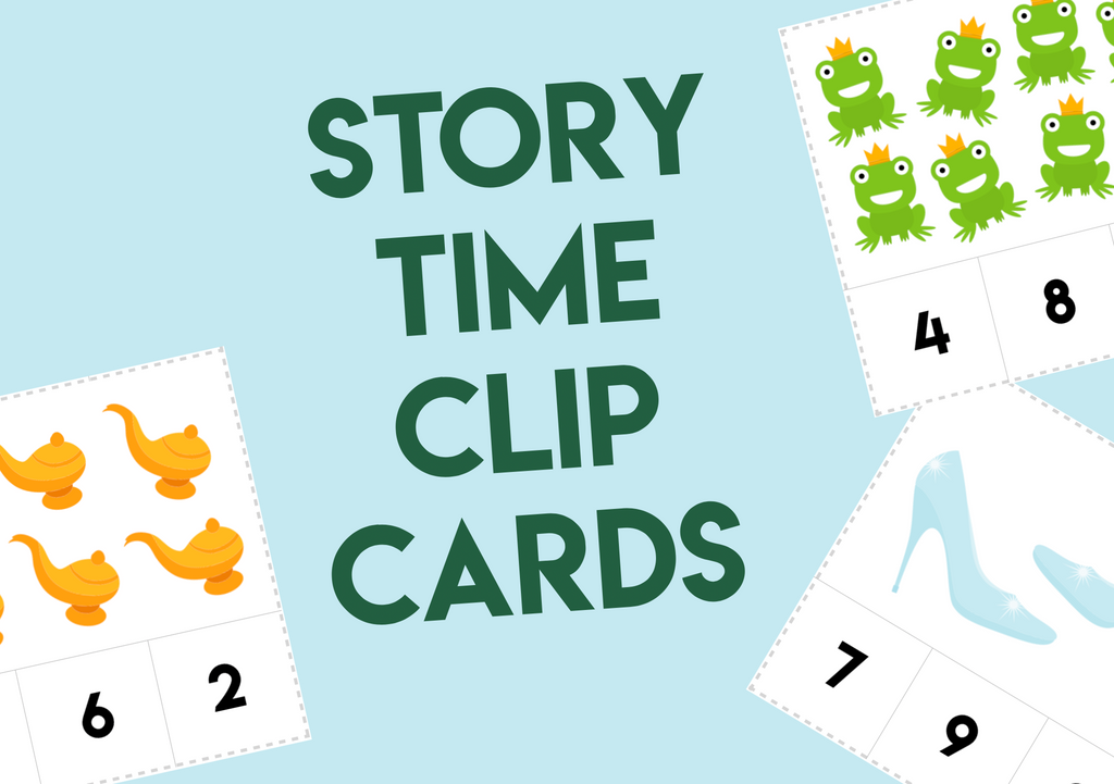 Story Time Number Clip Cards