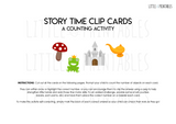 Story Time Number Clip Cards