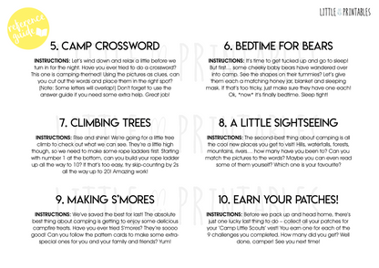Play & Learn Kit - CAMP LITTLE